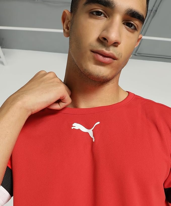 Puma Men DRYCELL Polyester Regular Fit teamRISE Football Jersey - Image 5